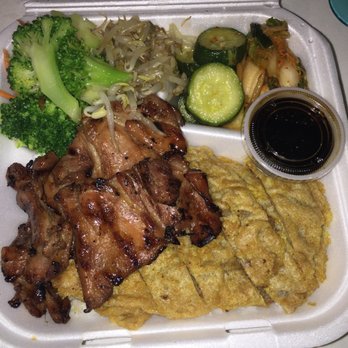 Sam's Delicatessen - Chicken and Meat Jun Combo on $11.62 Such a good deal - Korean Near Me - Honolulu, Hawaii Sam's Delicatessen - Chicken and Meat Jun Combo on $11.62 Such a good deal - Korean Near Me - Honolulu, Hawaii