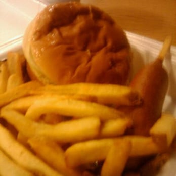 Cook Out - Only cook out has a combo with fries and a corn dog - Burgers Near Me - Boone, North Carolina