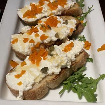 Carbone's Prime - Butternut bruschetta with ricotta - Steakhouses Near Me - Rocky Hill, Connecticut Carbone's Prime - Butternut bruschetta with ricotta - Steakhouses Near Me - Rocky Hill, Connecticut