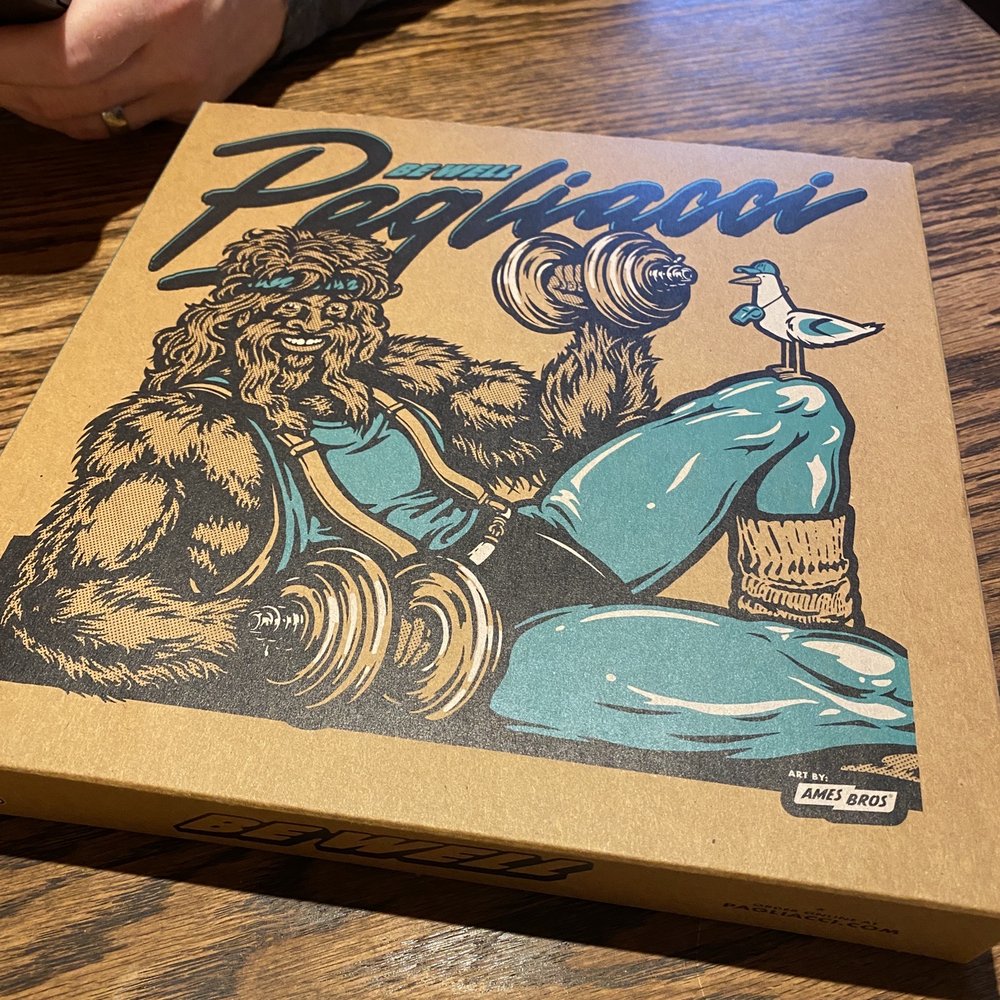 Pagliacci Pizza - Fun pizza box art - Pizza Near Me - Bellevue, Washington Pagliacci Pizza - Fun pizza box art - Pizza Near Me - Bellevue, Washington