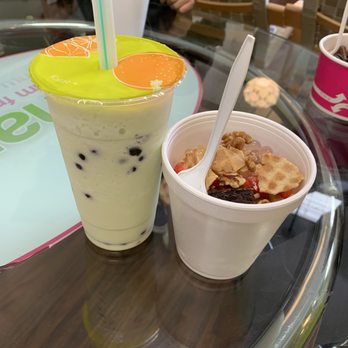Yo Mama - Honeydew bubble tea and yogurt cream - Ice Cream & Frozen Yogurt Near Me - Virginia Beach, Virginia Yo Mama - Honeydew bubble tea and yogurt cream - Ice Cream & Frozen Yogurt Near Me - Virginia Beach, Virginia