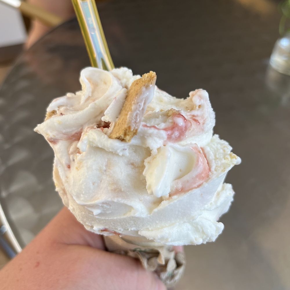 a hand holding an ice cream cone a hand holding an ice cream cone