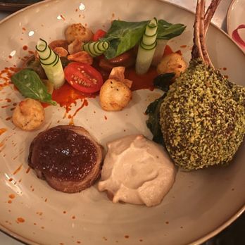 L'Accolade - Grass-fed duets of lamb - French Near Me - New York, New York L'Accolade - Grass-fed duets of lamb - French Near Me - New York, New York