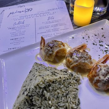 Prime39 - Stuff shrimp with spinach rice - New American Near Me - Lynbrook, New York Prime39 - Stuff shrimp with spinach rice - New American Near Me - Lynbrook, New York