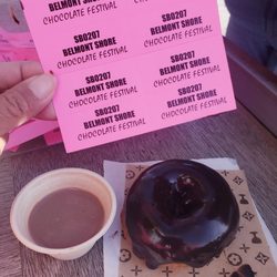 Belmont Shore Chocolate Festival - Holey Grail, freshly topped donut and chocolate milk sample for 2 tickets