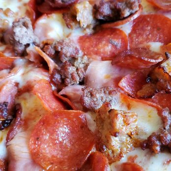 Stadium Pizza - The Slam Dunk (all meat pizza) - Pizza Near Me - San Jacinto, California Stadium Pizza - The Slam Dunk (all meat pizza) - Pizza Near Me - San Jacinto, California