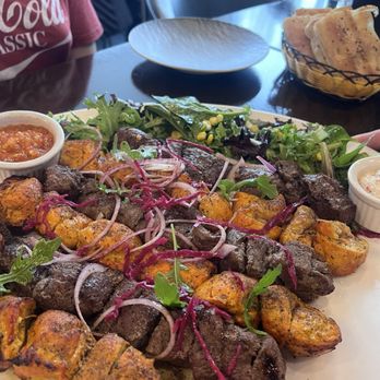 Afghan Kitchen South Surrey - Kebab Platter | Platter for four - Afghan Near Me - Surrey, British Columbia