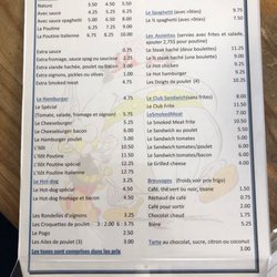 Gauloise (La) - Menu