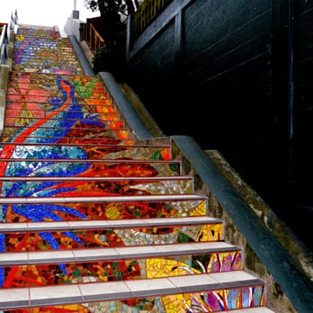 Hidden Garden Steps - Public Art Near Me - San Francisco, California Hidden Garden Steps - Public Art Near Me - San Francisco, California