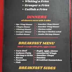 Lorene's Fish & Crab House - Current Menu