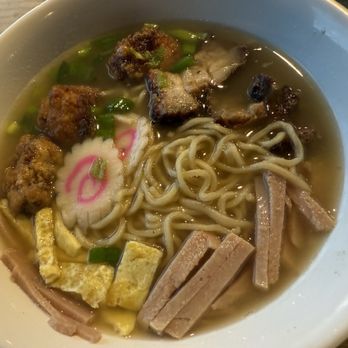 Aina Saimin & Diner - Small Saimin with Garlic chicken (ok) - Hawaiian Near Me - Las Vegas, Nevada
