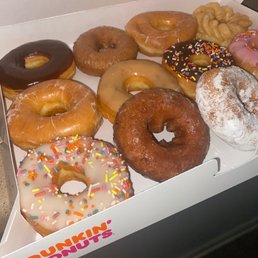 Frozen donuts.