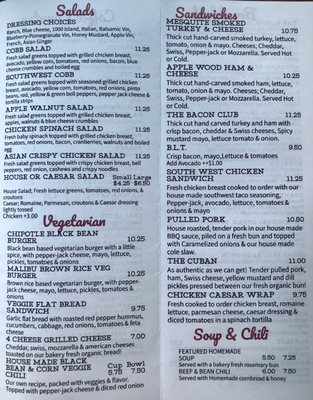 Menu photo 4 Stewart's 58 Drive-in Oakridge, OR