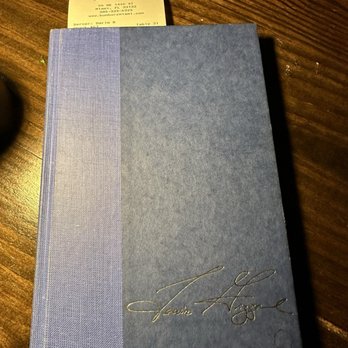 Bunbury - This is how the check comes at the end of the evening in a book - Argentine Near Me - Miami, Florida