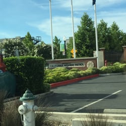 California Highway Patrol Headquarters - Front sign