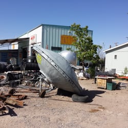 The Tire Shop - "UFO" Recycling mascot