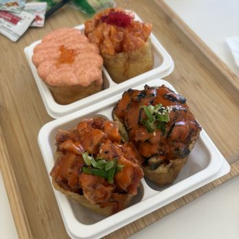 Atoyubu - Front : Spicy Tuna Yubu, Spicy Grilled Eel - Japanese Near Me - Buena Park, California