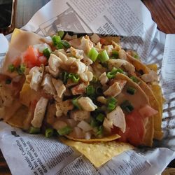 The Willow - Chicken nachos....new menu