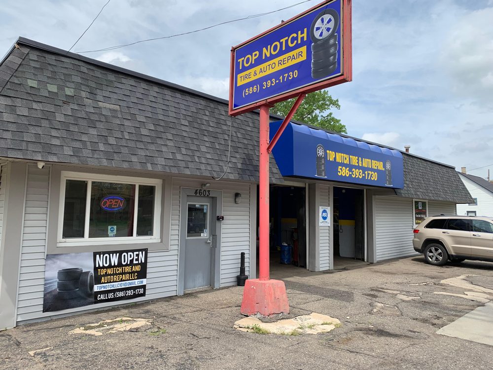 TOP NOTCH TIRE AND AUTO REPAIR Updated August 2024 4603 E 9 Mile Rd