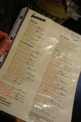 Menu photo 6 El Parnita México, D.F., DIF