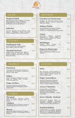 Menu photo 3 Brasas Peru Bistro Bar Huntington, NY Menu photo 3 Brasas Peru Bistro Bar Huntington, NY