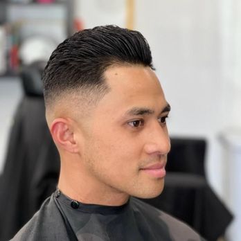 Dapper Don Barber Lounge - Mid- Rasor Fade and Line-up by the Homie Christian! HIT HIM UP!!! - Barbers Near Me - Costa Mesa, California Dapper Don Barber Lounge - Mid- Rasor Fade and Line-up by the Homie Christian! HIT HIM UP!!! - Barbers Near Me - Costa Mesa, California