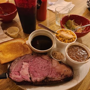 OUTLAW BBQ COMPANY - Prime rib meal was very generous and absolutely delicious. Perfectly cooked to order, delicious bark layer, perfectly seasoned! - Barbeque Near Me - Chama, New Mexico