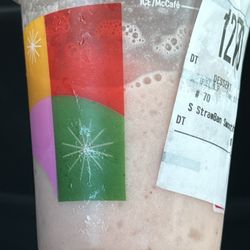McDonald's - This is what the horrible smoothie in the photo it wasn't even full