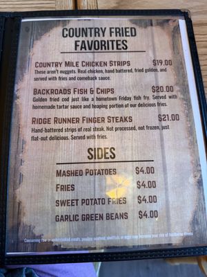 Menu photo 1 Boondocks Roadhouse Island Park, ID Menu photo 1 Boondocks Roadhouse Island Park, ID