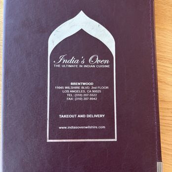 India’s Oven - Menu - Indian Near Me - Los Angeles, California India’s Oven - Menu - Indian Near Me - Los Angeles, California