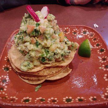 La Campirana - Our order of guacamole with tostada chips! - Mexican Near Me - Evansville, Indiana La Campirana - Our order of guacamole with tostada chips! - Mexican Near Me - Evansville, Indiana