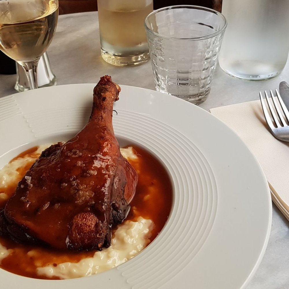 Le Casse Museau - Duck confit with risotto - Bistros Near Me - Lyon, 69