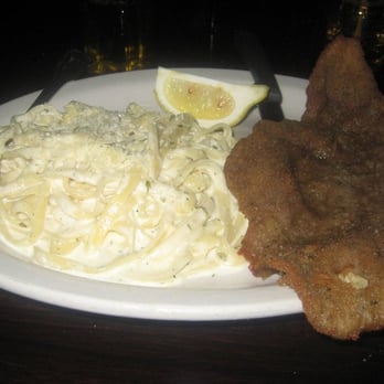 Roman Cucina - Homemade Alfredo With Fettuccine And Steak Milanese - Italian Near Me - Fullerton, California