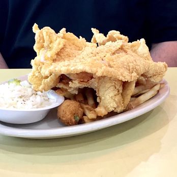 Middendorf's - Manchac - Catfish,hush puppies and an incredible chopped cole slaw - Seafood Near Me - Akers, Louisiana