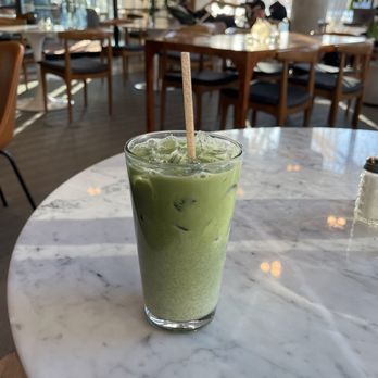 Dagny - Iced matcha with whole milk (no added sweetener) - Coffee & Tea Near Me - Astoria, New York