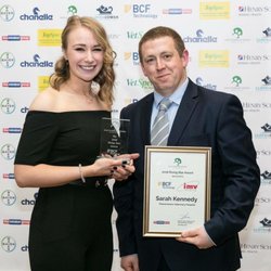 Palmerstown Veterinary Hospital - Sarah is awarded 'Rising Star of the Year'