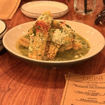 La Frida Mexican Grill & Seafood - Elote. Very good, a must try! We had this on our recent visit to La Frida(for regular menu checking, not just breakfast). - Mexican Near Me - Tucson, Arizona