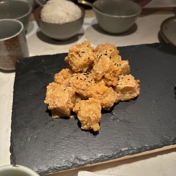 Cheli - Fried sliced pumpkin w. duck egg yolk - Shanghainese Near Me - New York, New York Cheli - Fried sliced pumpkin w. duck egg yolk - Shanghainese Near Me - New York, New York