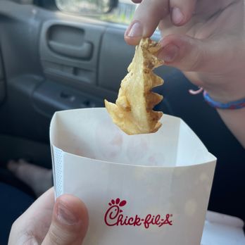 Chick-fil-A - Funny French fry with a full back - Fast Food Near Me - Boca Raton, Florida