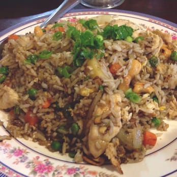 Sam Cafe - Mango chicken fried rice ($11) - Thai Near Me - Merced, California