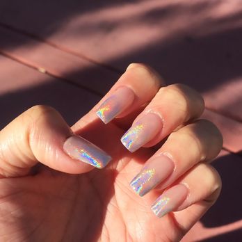 Anaïs Nails & Spa - Holographic ombre full set - Nail Salons Near Me - Miami Beach, Florida