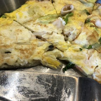 Pop Up Kitchen - Seafood chun - NOT traditional -- more like an omelet. Don't recommend - Asian Fusion Near Me - Silverdale, Washington