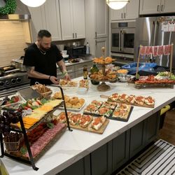 Big C’s Italian Grill - Big C doing his thing!!