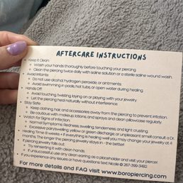 Take home info