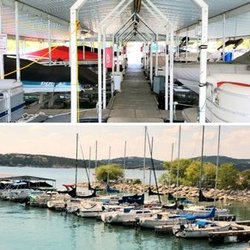 Highland Lakes Marina - Covered Wet Mooring and Uncovered Wet Slips are great year round!
