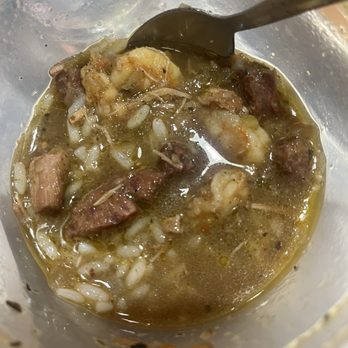 Le Roux's Kitchen - Shrimp gumbo at le roux kitchen in mother road market Tulsa Oklahoma - Food Trucks Near Me - Tulsa, Oklahoma