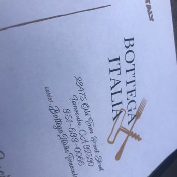 Bottega Italia - Pizza Near Me - Temecula, California
