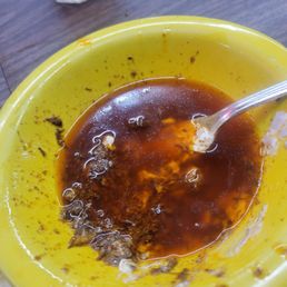 Remaining grease. Gross. Remaining grease. Gross.