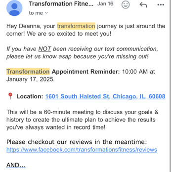 Transformation Fitness - Interval Training Gyms Near Me - Chicago, Illinois