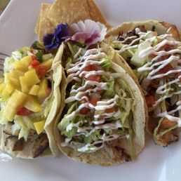 shrimp, lobster, and blackened chicken taco Beef juice Great service! Yummy and fresh food! shrimp, lobster, and blackened chicken taco Beef juice Great service! Yummy and fresh food!
